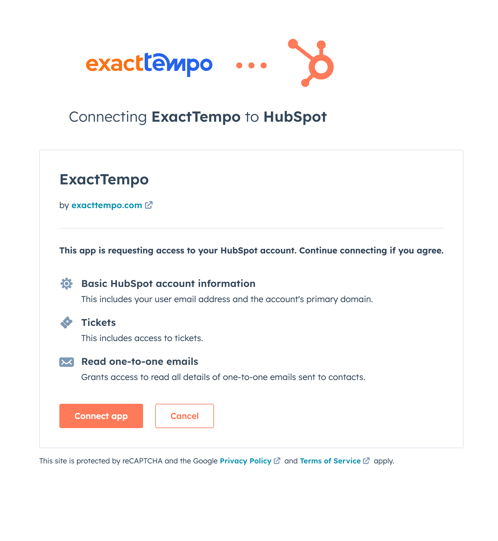 Connect to HubSpot